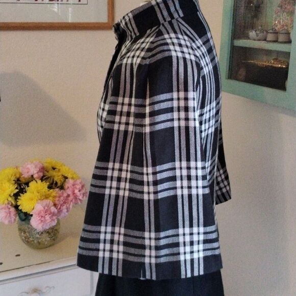 Larry Levine Plaid Jacket - Picture 6 of 11